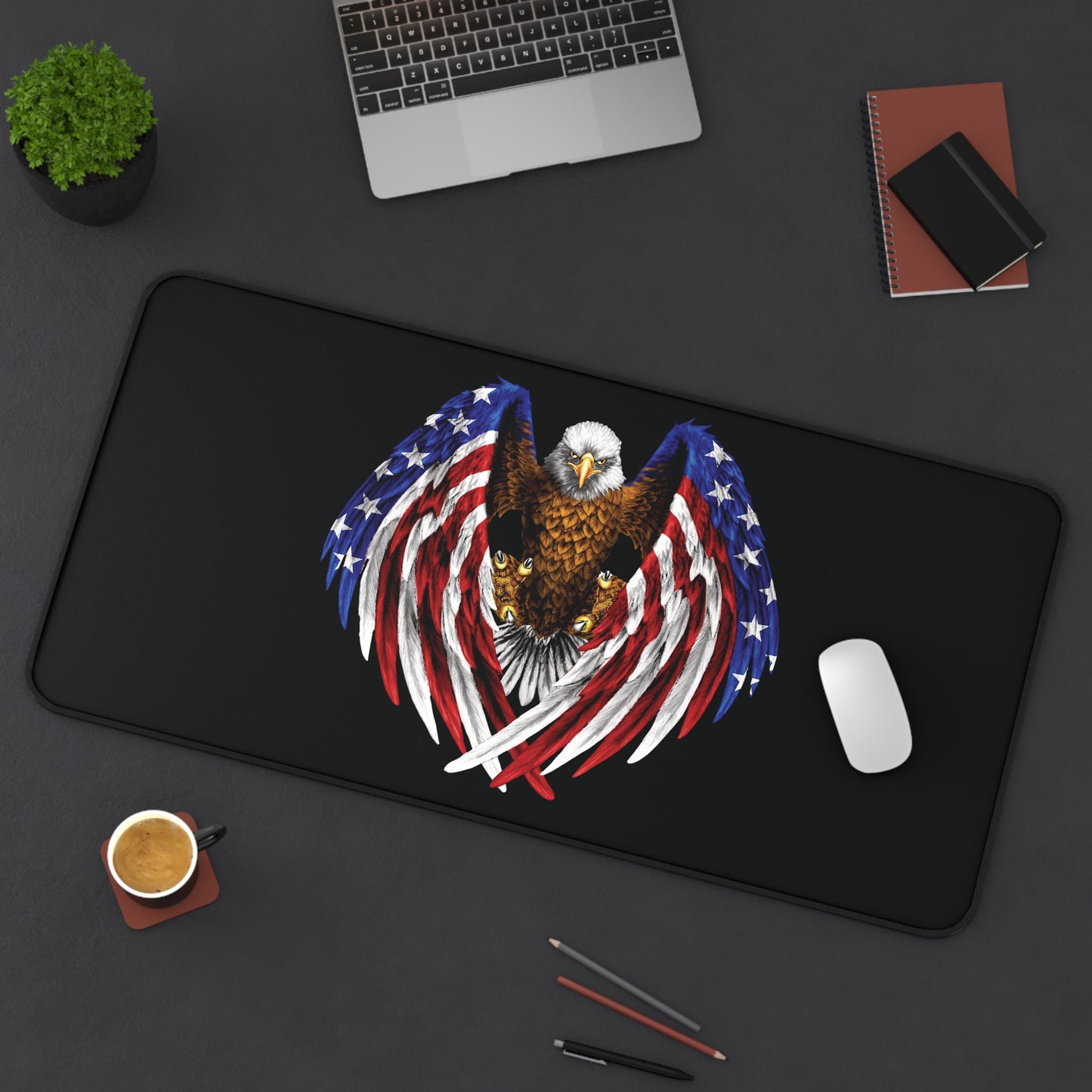 Patriotic Eagle Wings BossMat