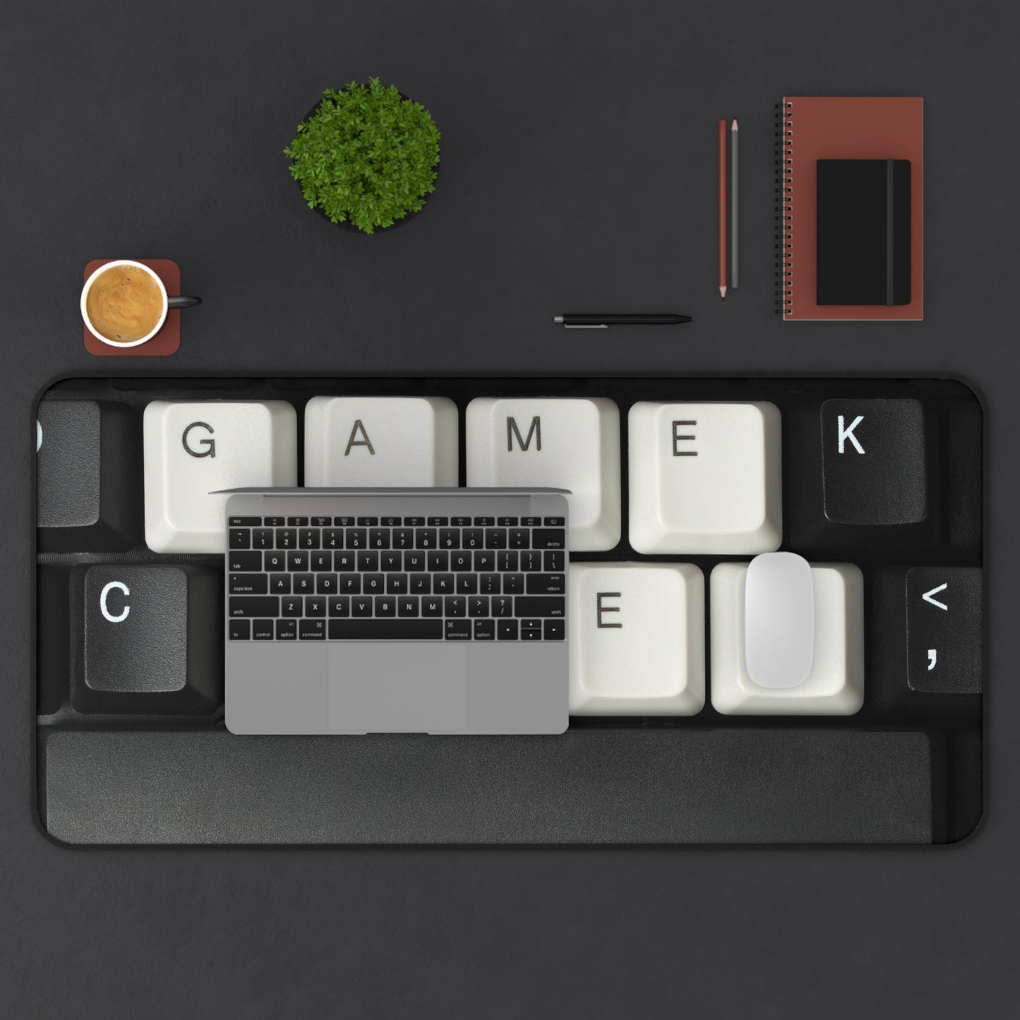 Game Over – Retro Keycap Deskmat