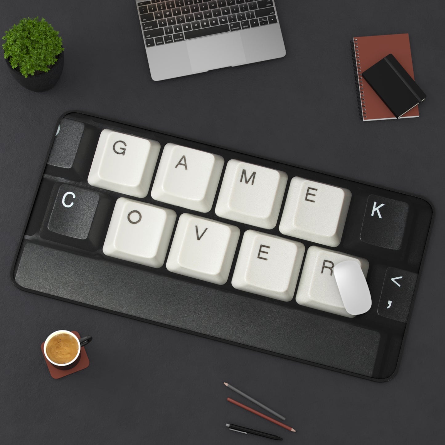 Game Over – Retro Keycap Deskmat