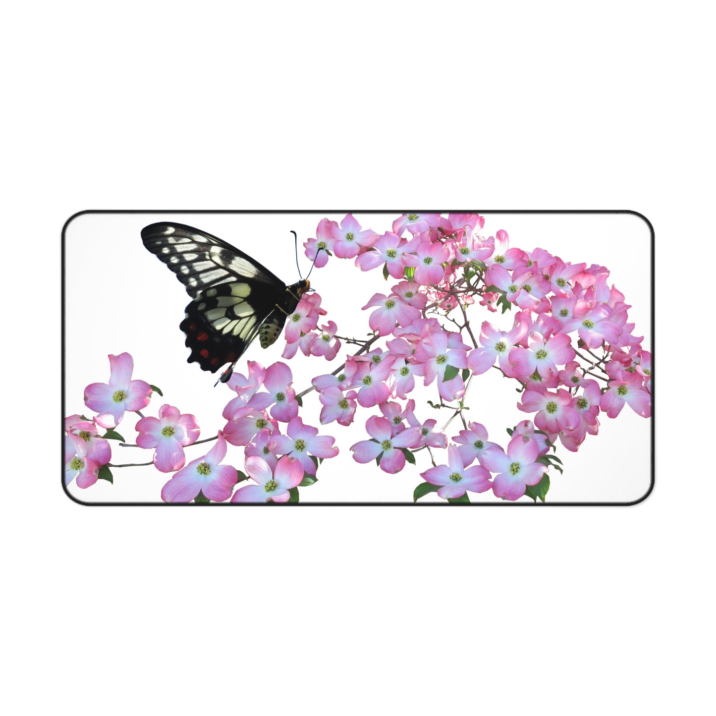 Delicate Bloom BossMat – Butterfly on Dogwood