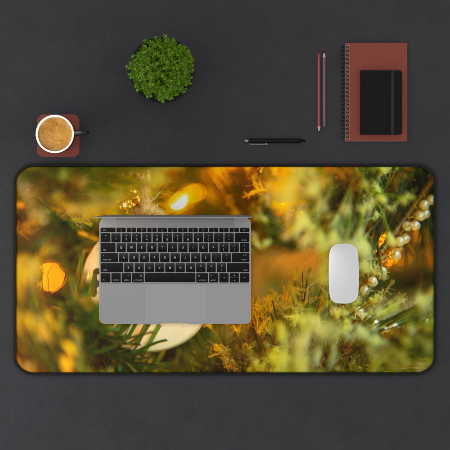 Evergreen Peace BossMat – Holiday Glow