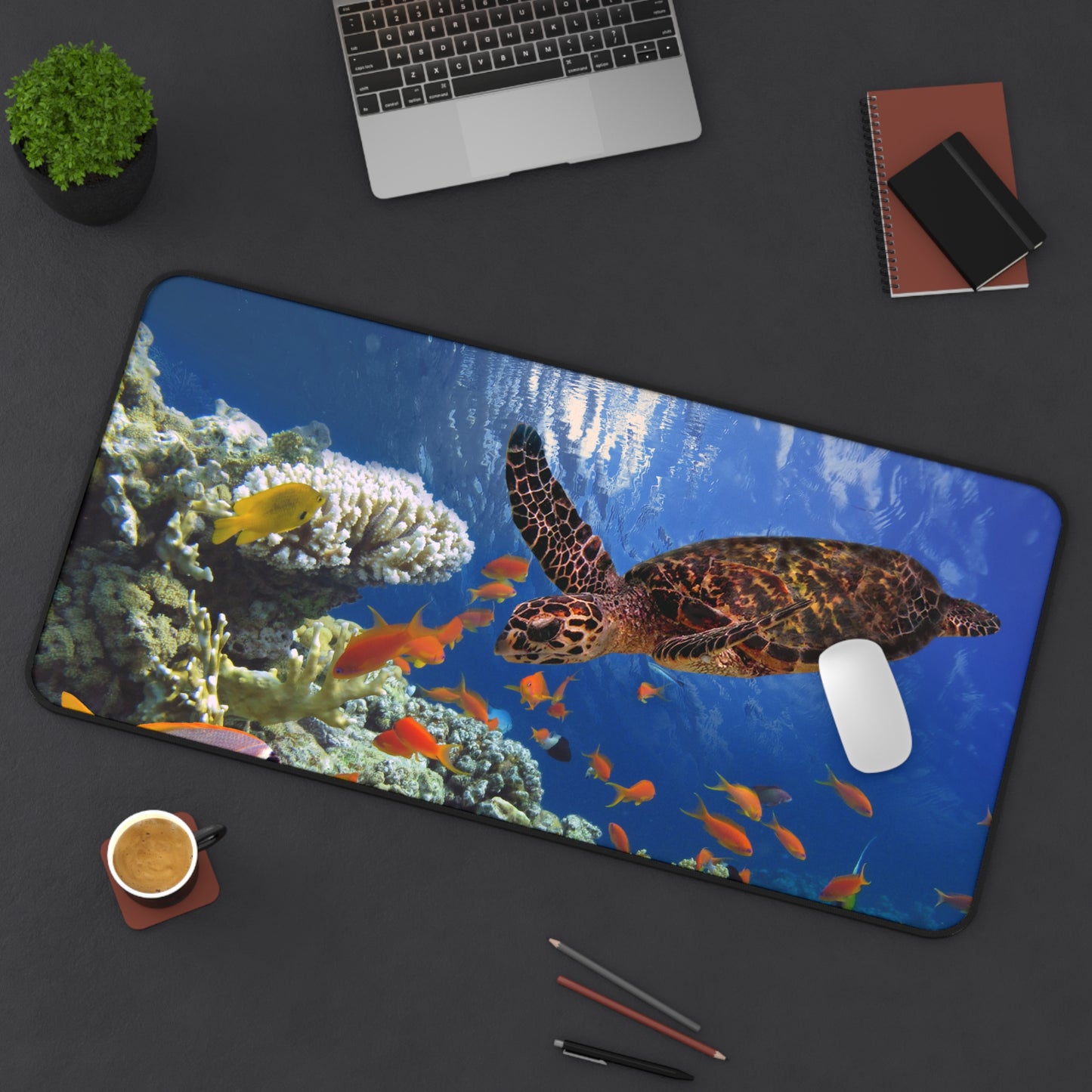 Ocean Explorer Turtle Desk Mat