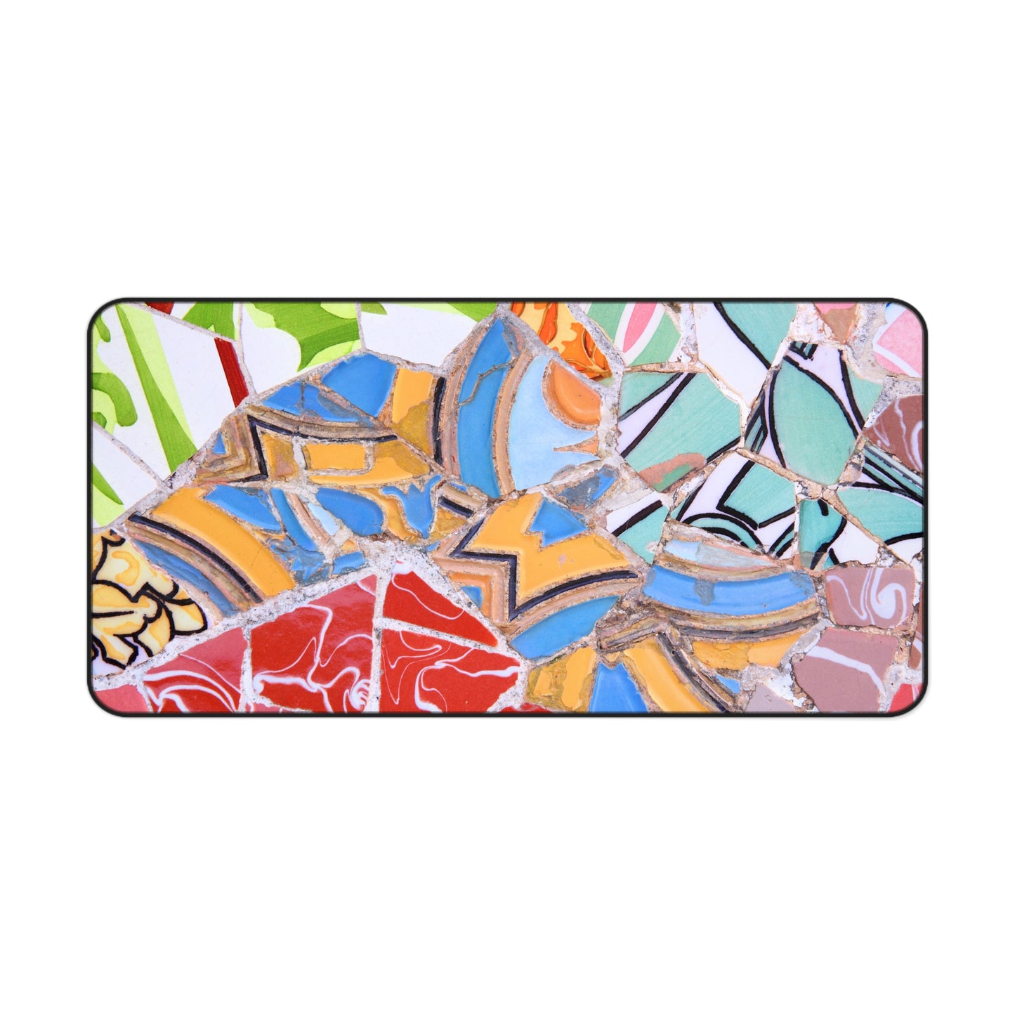 Broken Beauty BossMat – Mosaic Chaos & Color