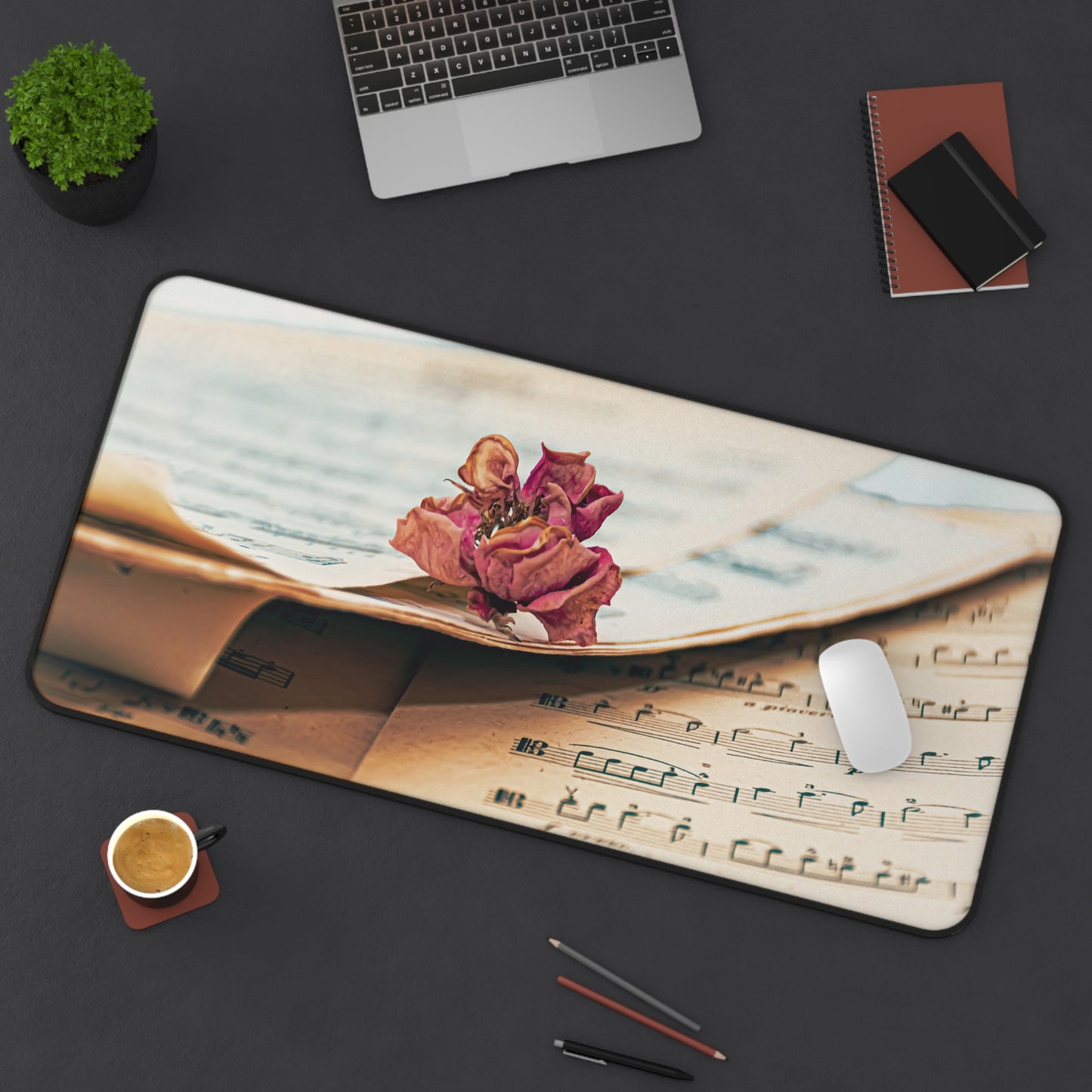 Vintage Melody Desk Mat