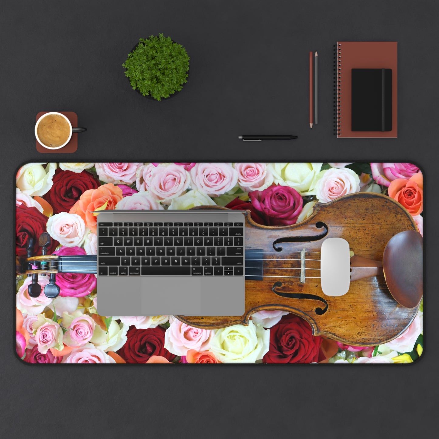 Roses & Strings Desk Mat