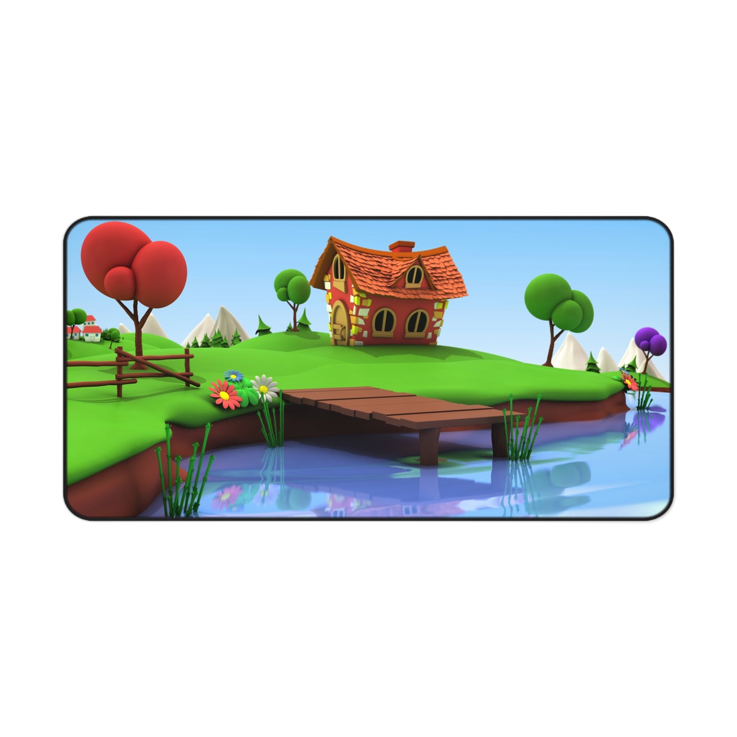 Whimsy Cottage BossMat – Lakeside Daydream
