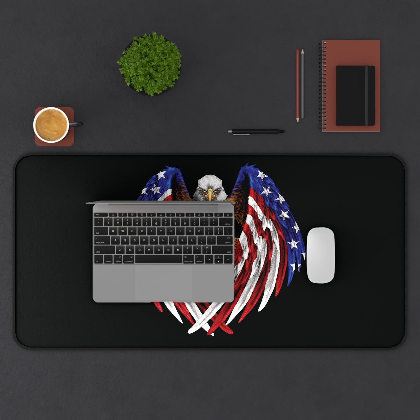 Patriotic Eagle Wings BossMat