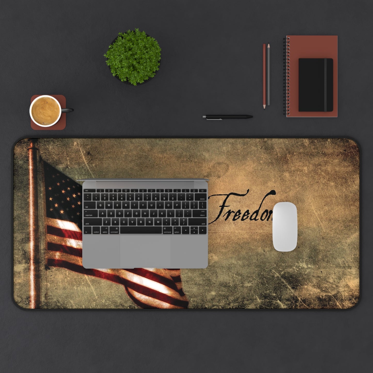 Vintage Freedom Flag BossMat – Patriotic Grit Edition
