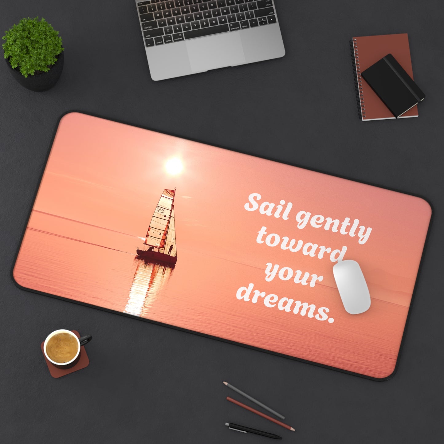 Sail Gently BossMat – Pink Serenity Sunrise