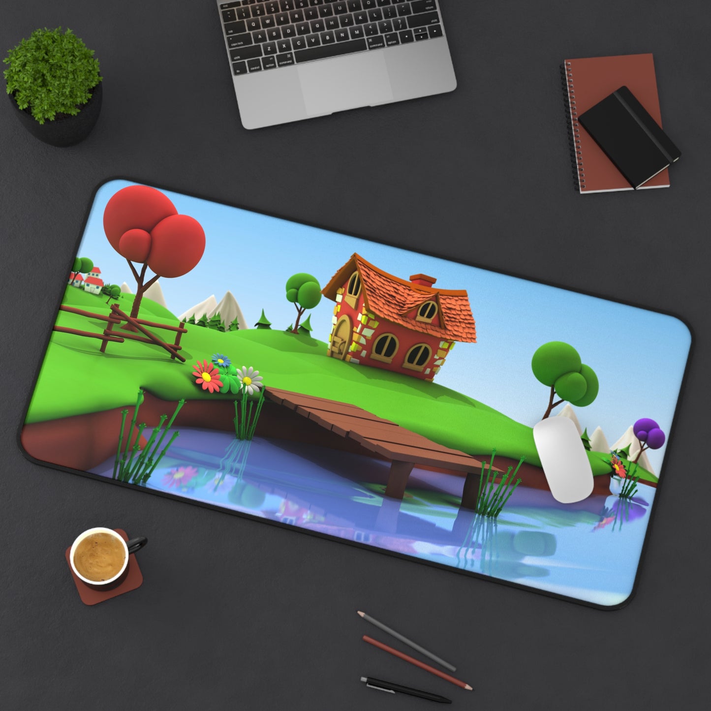 Whimsy Cottage BossMat – Lakeside Daydream