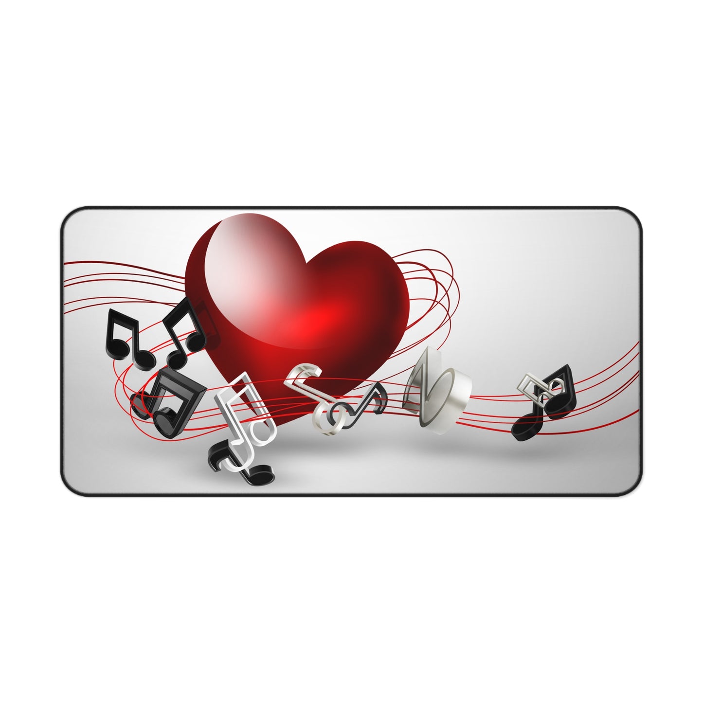 Heart of Music Desk Mat
