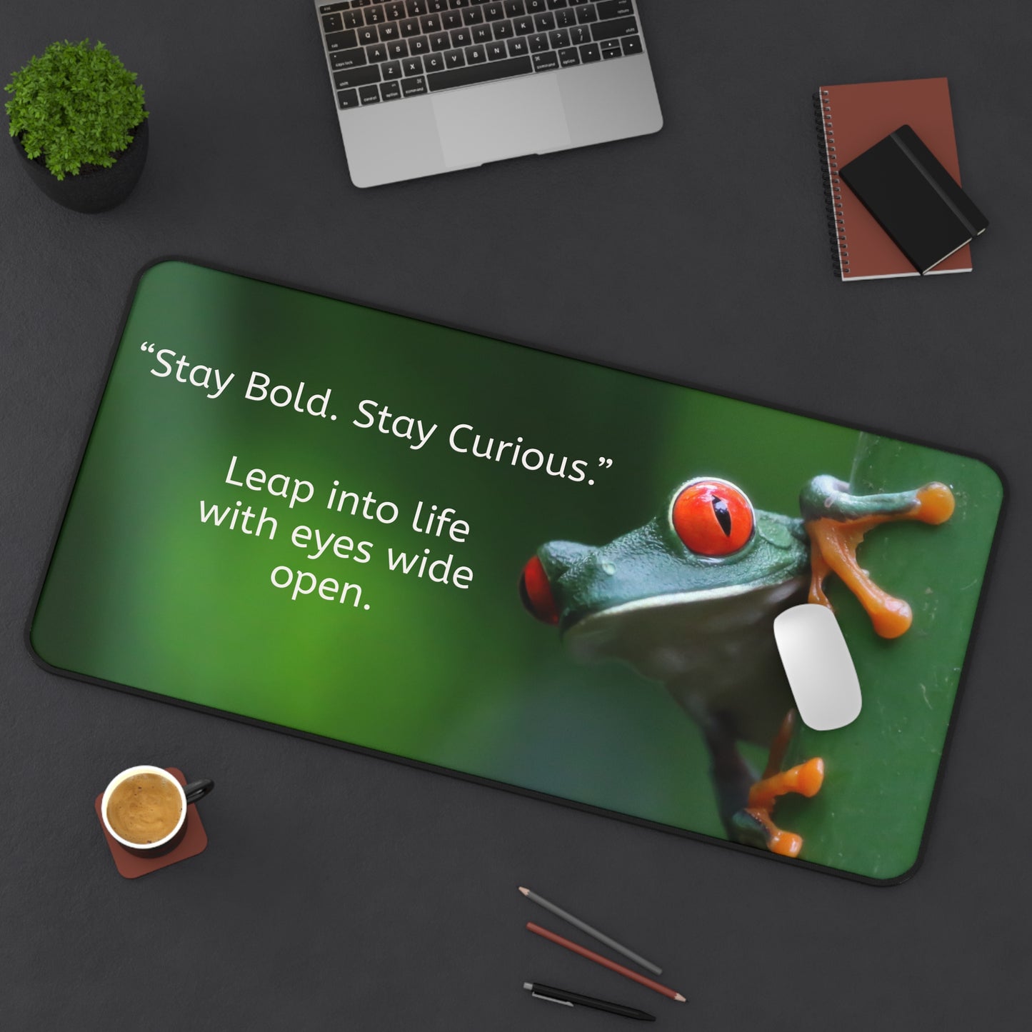 Curious Leap BossMat – Bold Moves, Bright Eyes