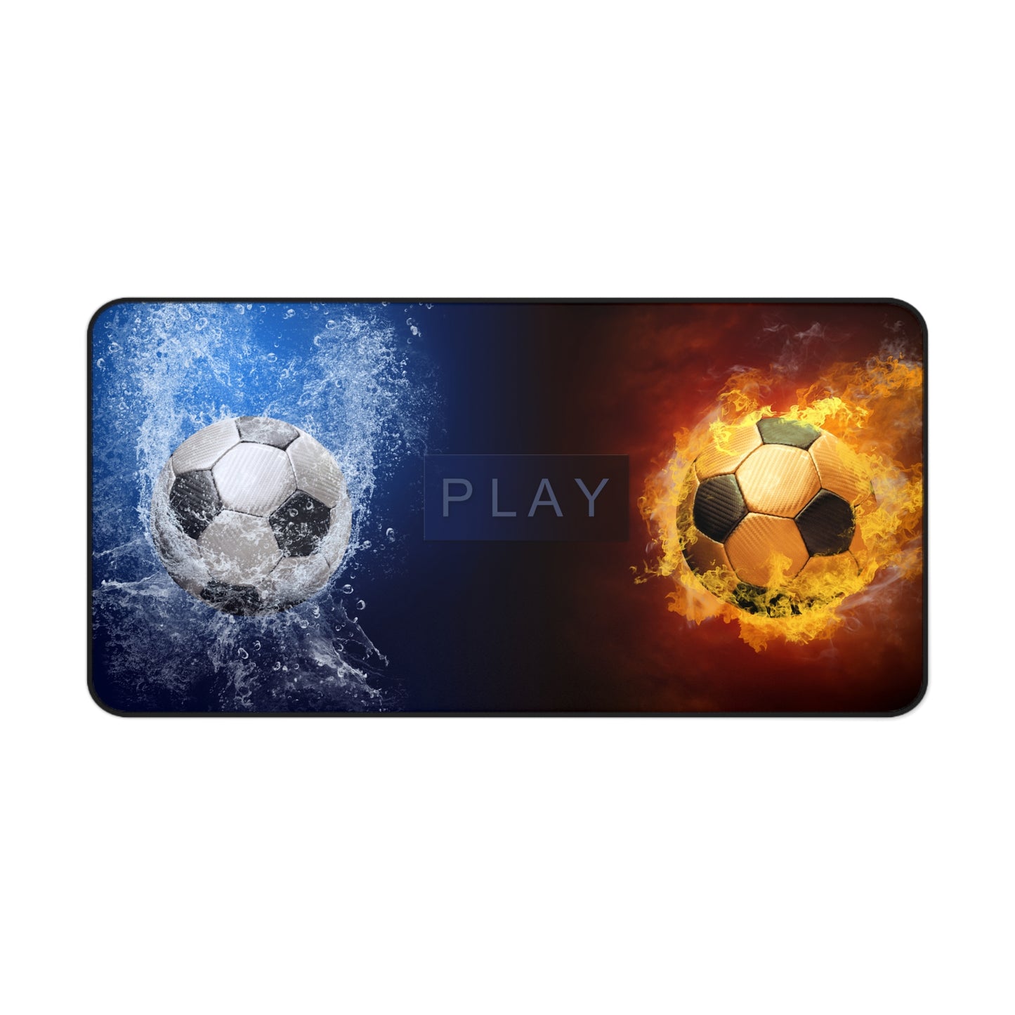 Fire & Ice BossMat – Play With Passion, Cool Under Pressure