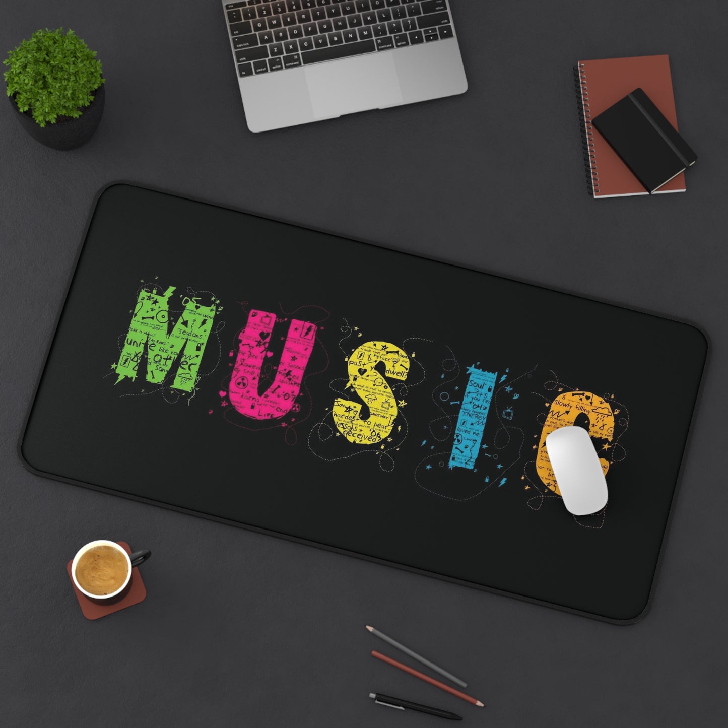 Colorwave Rhythm BossMat – Music Vibes Edition