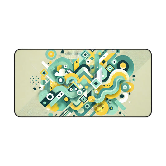 Sunburst Flow BossMat – Modern Abstract Bloom
