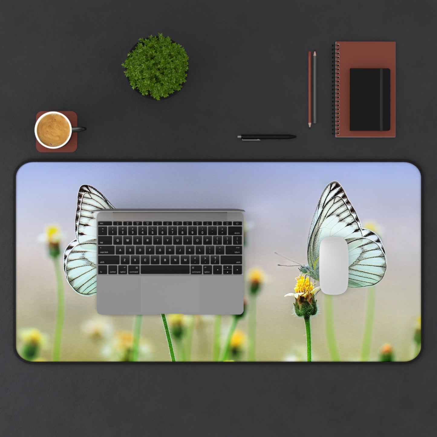 Whisper Wings BossMat – Pastel Butterfly Pair