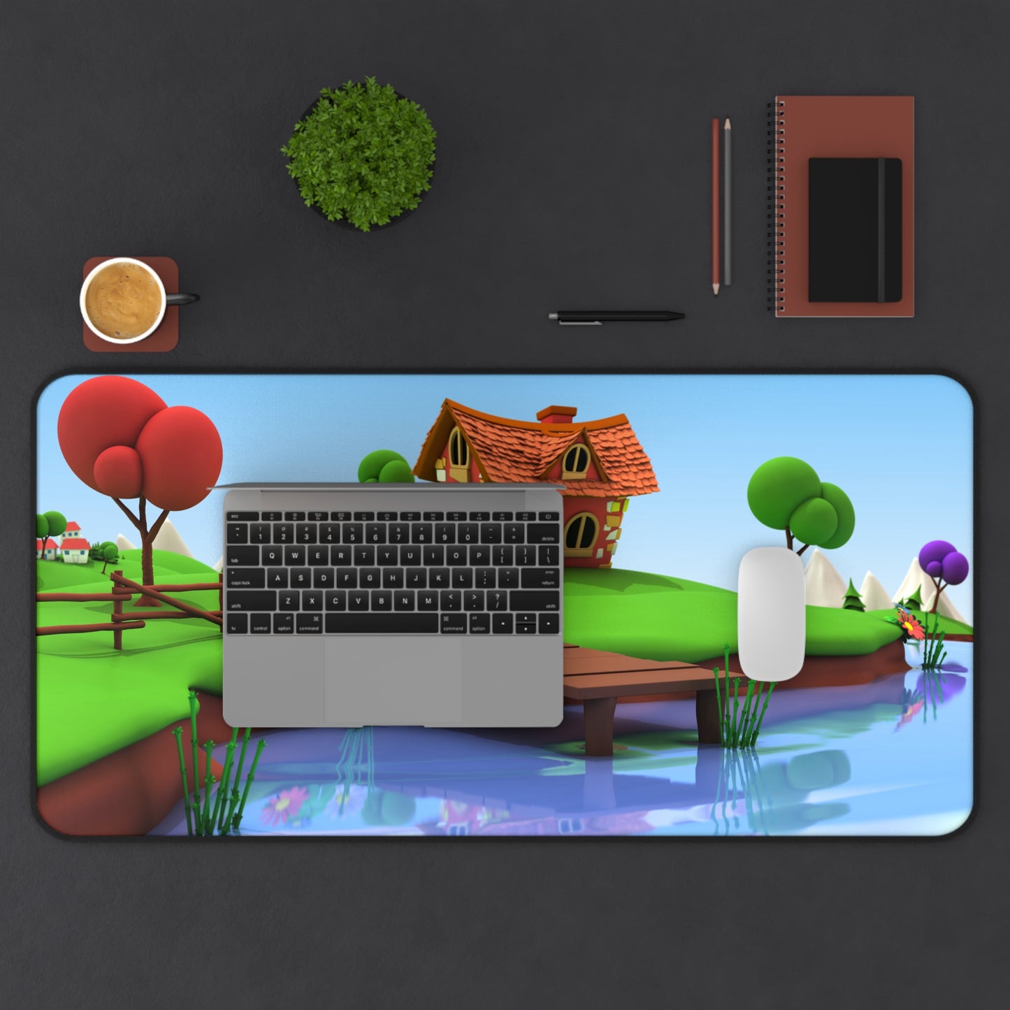 Whimsy Cottage BossMat – Lakeside Daydream