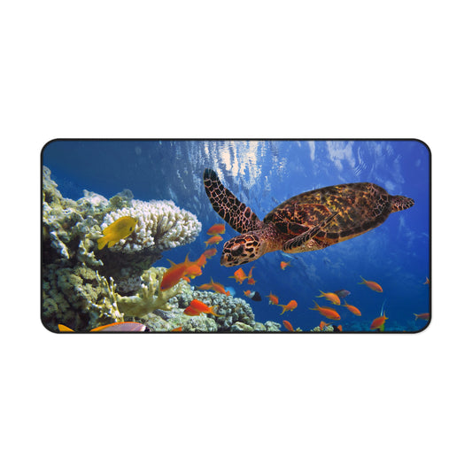 Ocean Explorer Turtle Desk Mat