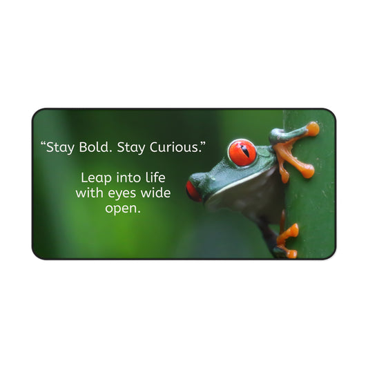 Curious Leap BossMat – Bold Moves, Bright Eyes