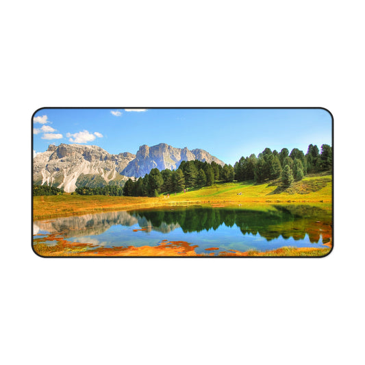Alpine Reflection BossMat – Mountain Lake Tranquility
