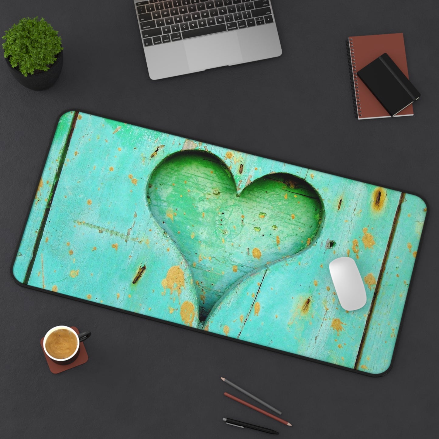 Rustic Heart BossMat – Vintage Charm with Soul