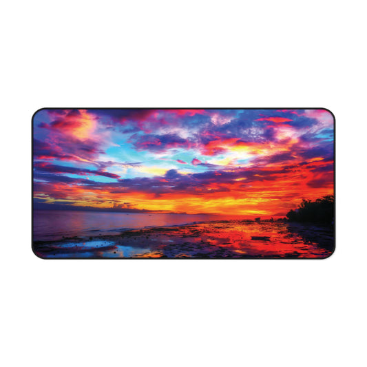 Radiant Horizon BossMat – Sunset Spectrum Glow