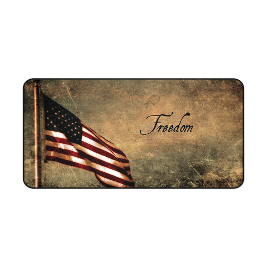 Vintage Freedom Flag BossMat – Patriotic Grit Edition